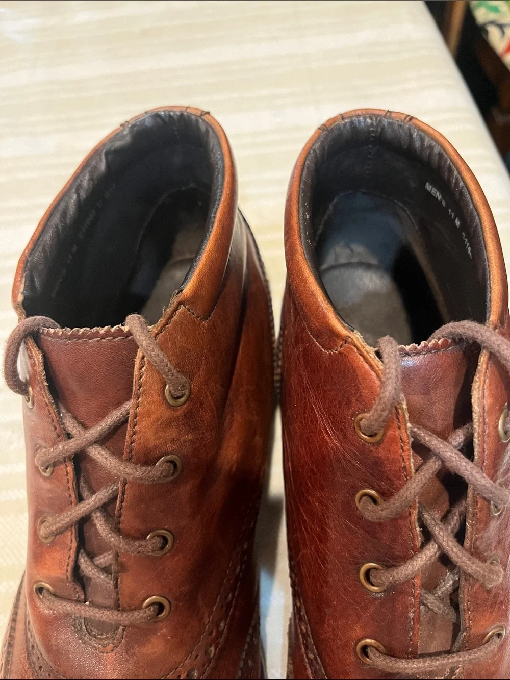 Cole Haan Leather Wingtip Chucca Boots C11053 Men's size 11